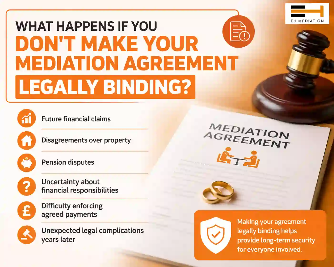 What Happens If You Don't Make Your Mediation Agreement Legally Binding Coleford?